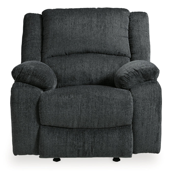 Draycoll - Power Rocker Recliner - Fabric - Slate image 3