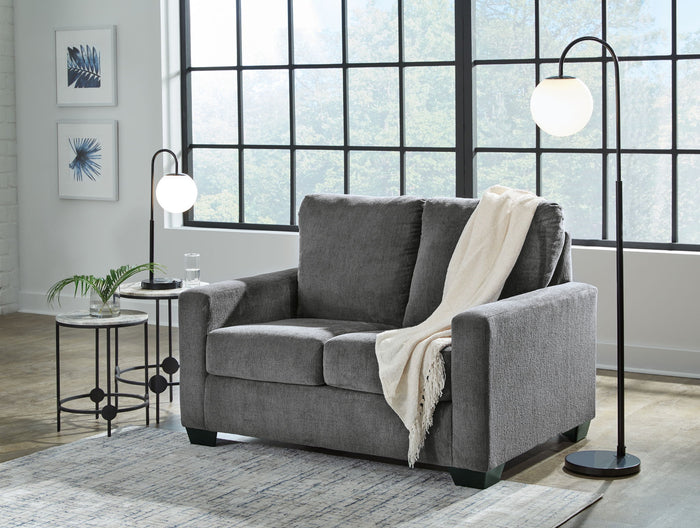 Rannis - Twin Sofa Sleeper - Fabric - Pewter image 3