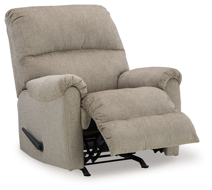 Stonemeade - Rocker Recliner - Fabric - Taupe image 3