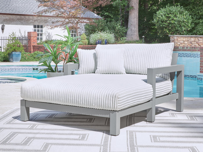 Hurley Park - Chaise Lounge With Cushion - Gray image 2