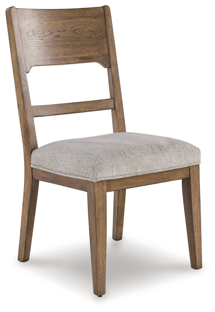 Cabalynn - Dining Uph Side Chair (Set of 2) - Oatmeal / Light Brown image 3