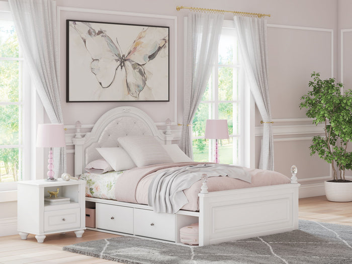 Kozlani - Upholstered Panel Storage Bed image 3