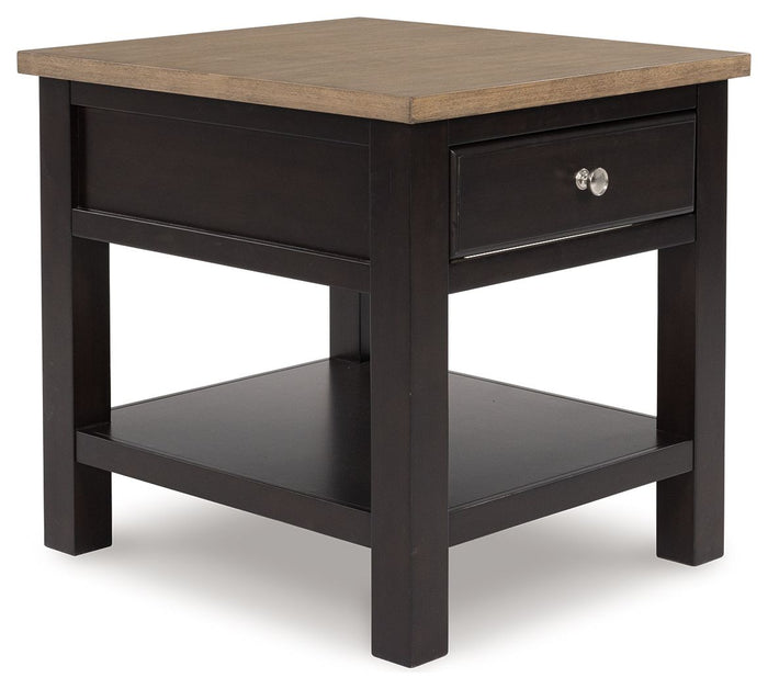 Drazmine - Rectangular End Table - Brown image 1