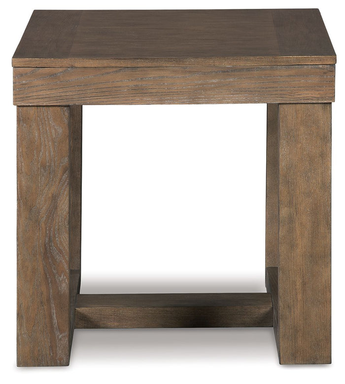 Cariton - Square End Table - Gray image 3