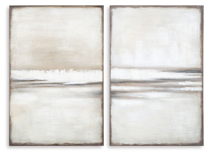 Brockdunn - Wall Art Set (Set of 2) - Tan / Brown image 1