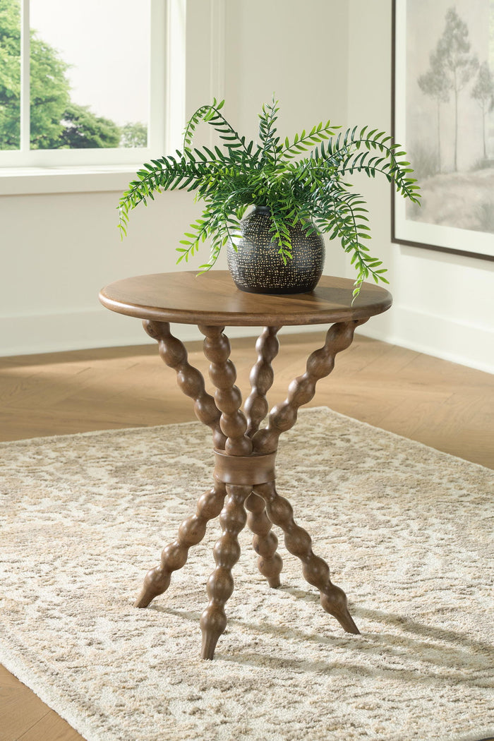 Jadner - Accent Table - Light Brown image 2