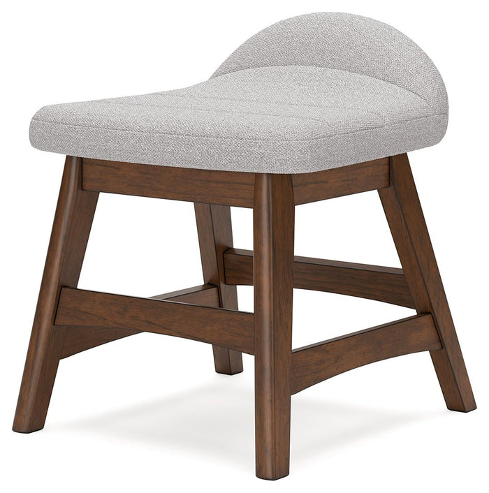 Lyncott - Home Office Desk Chair - Light Gray / Brown image 1