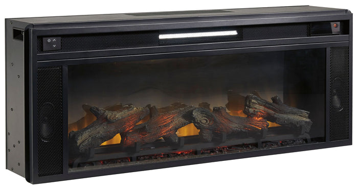 Entertainment Accessories - Fireplace Insert - Rectangular - Black image 3