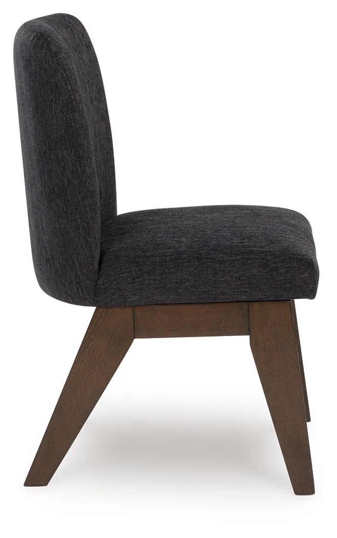 Dilenno - Dining Upholstered Side Chair (Set of 2) - Dark Brown image 2