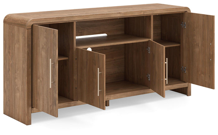Dovander - Extra Large TV Stand - Brown image 4