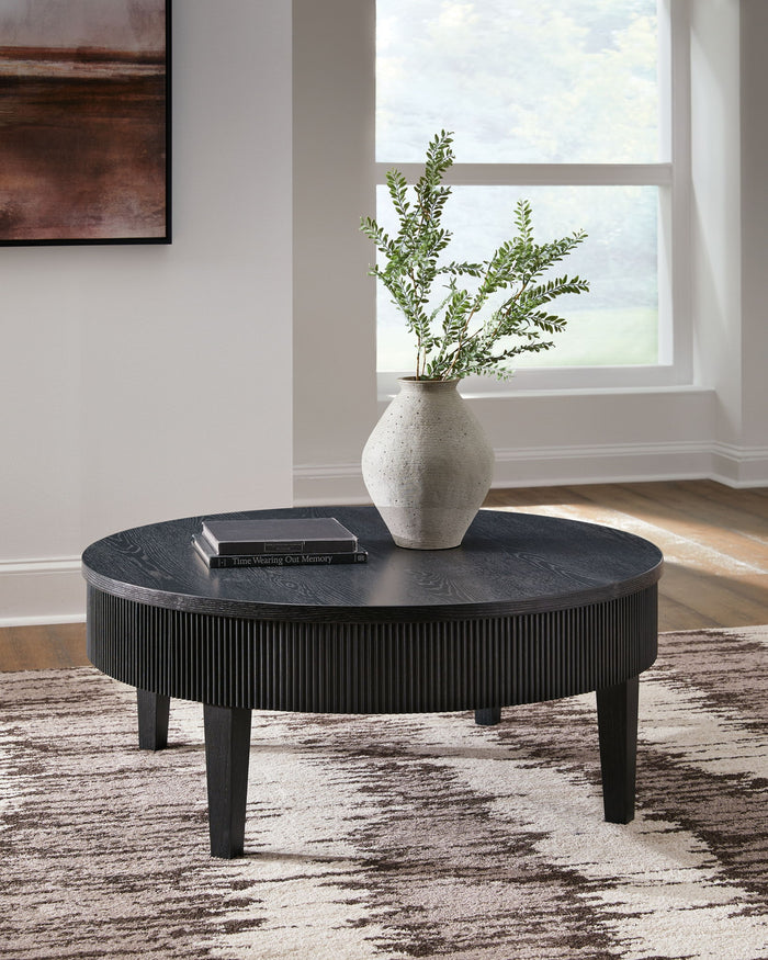 Marstream - Round Cocktail Table - Black image 4