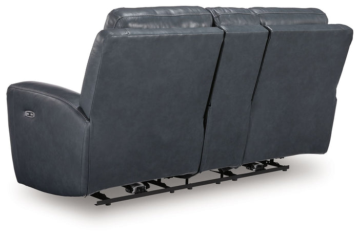 Bexhurst - Power Reclining Loveseat With Console / Adjustable Headrest image 6