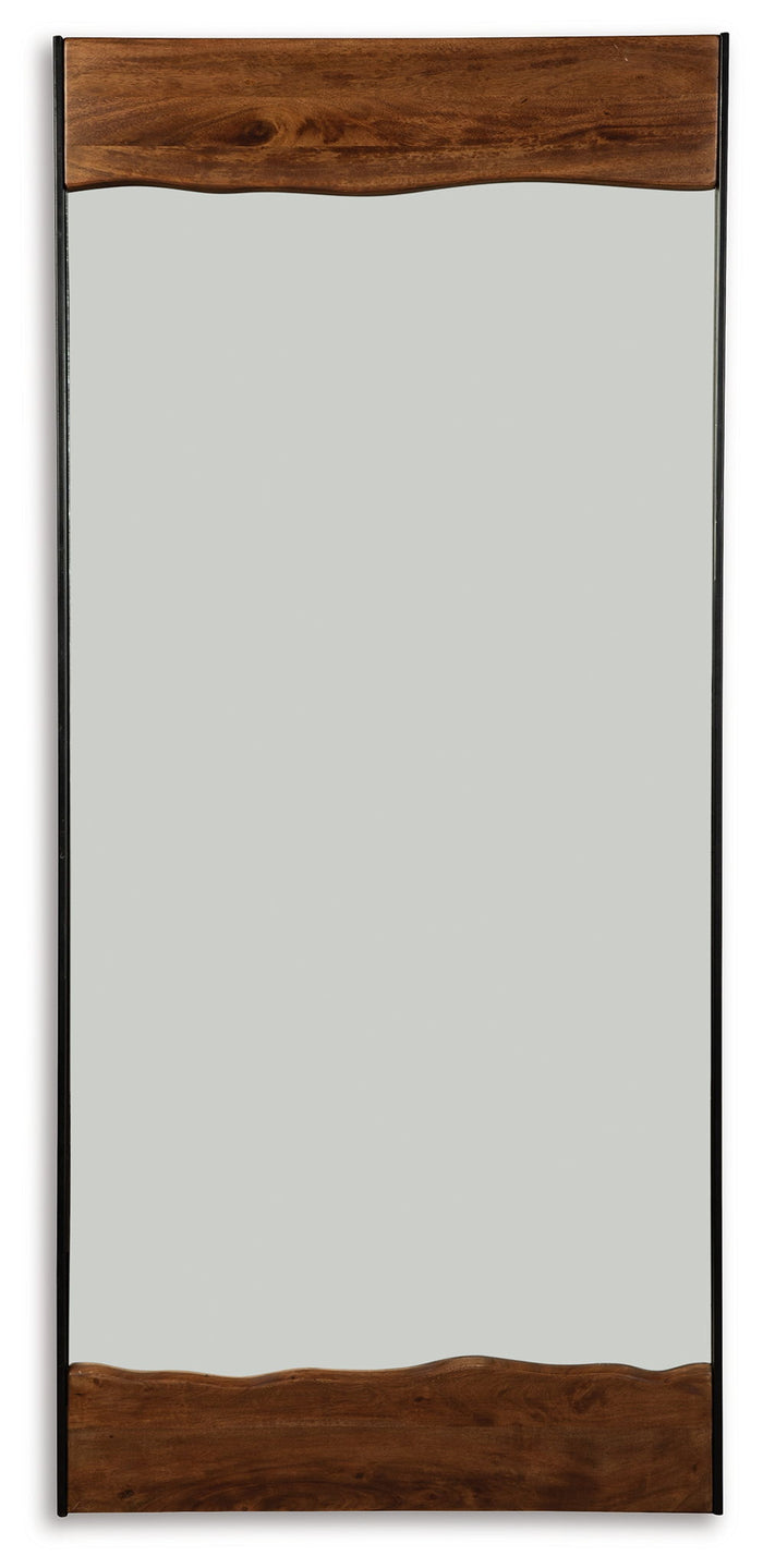Panchali - Floor Mirror - Brown / Black image 3