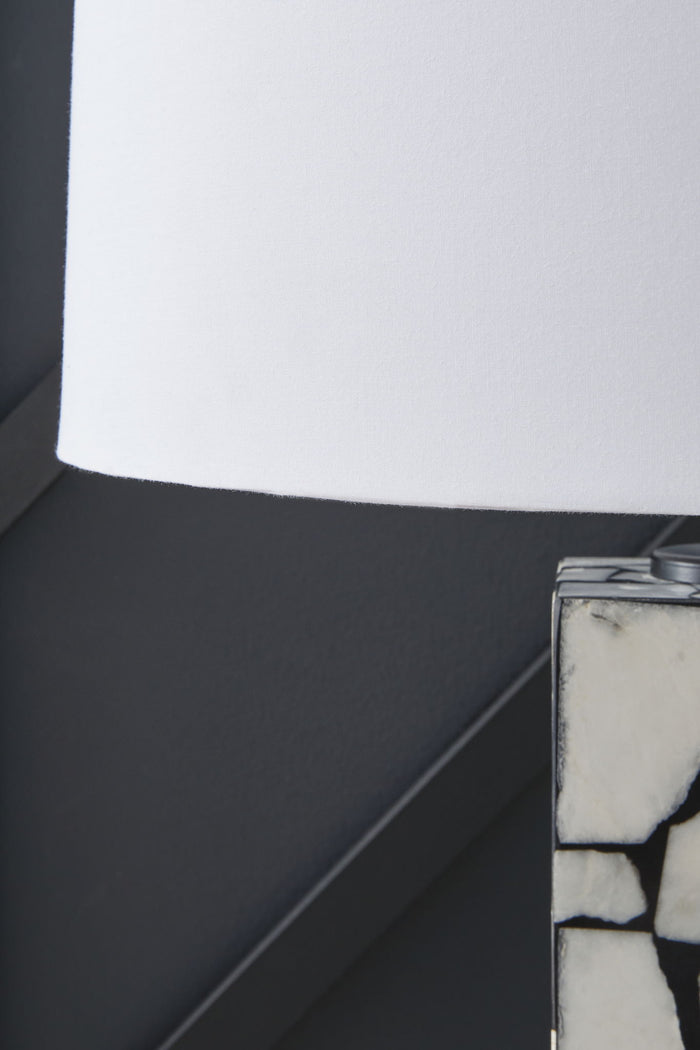 Macaria - Marble Table Lamp - White / Black image 3