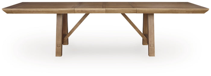 Ridgester - Rectangular Dining Room Extension Table - Light Brown image 2