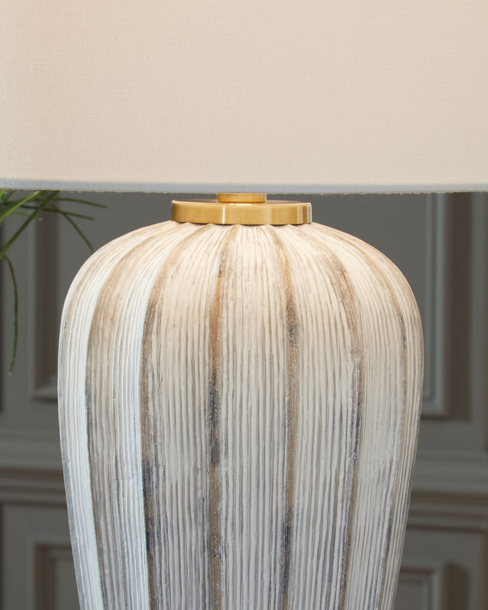 Lanwell - Poly Table Lamp - Antique Gray image 3