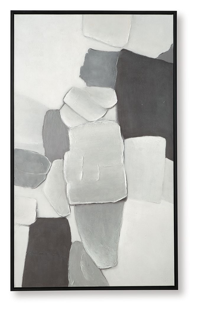 Adilson - Wall Art - White / Gray / Black image 1