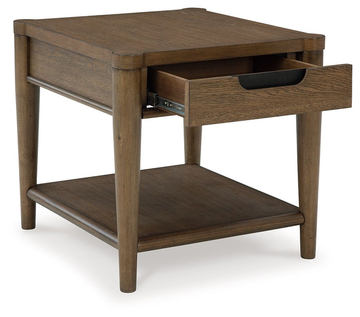 Roanhowe - Rectangular End Table - Brown image 3