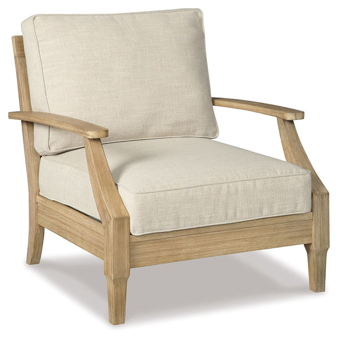 Clare View - Lounge Chair w/Cushion  - Beige image 1