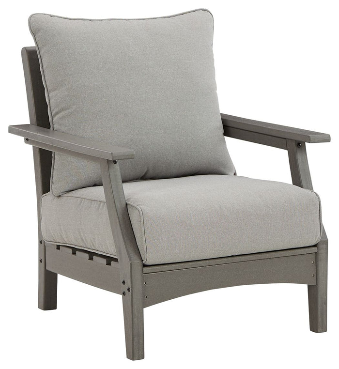 Visola - Lounge Chair w/Cushion (Set of 2) - Gray image 3