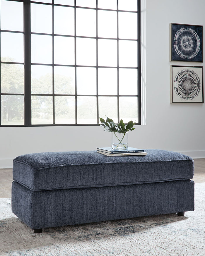 Albar Place - Oversized Accent Ottoman - Cobalt image 3