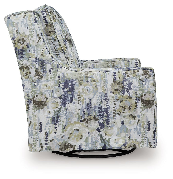 Dustinford - Swivel Glider Accent Chair - Multi image 3
