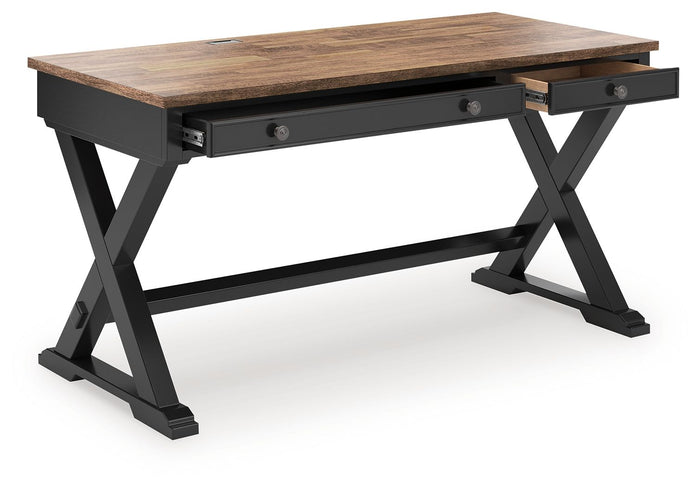 Wildenauer - Home Office Desk - Brown / Black image 3
