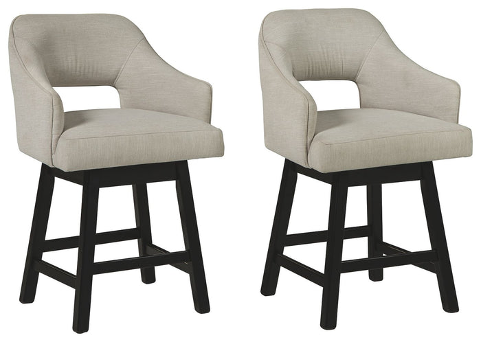 Tallenger - Upholstered Swivel Barstool (Set of 2) image 1