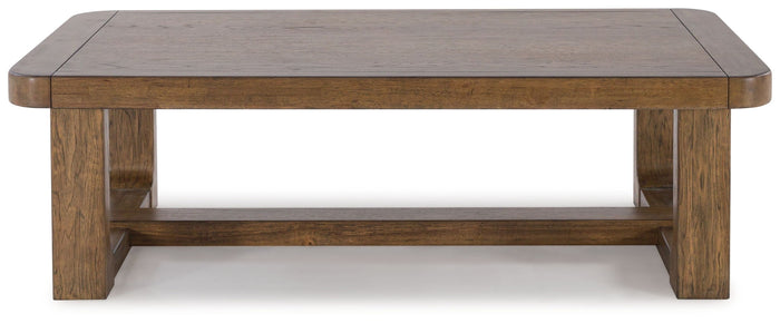 Cabalynn - Rectangular Cocktail Table - Light Brown image 2