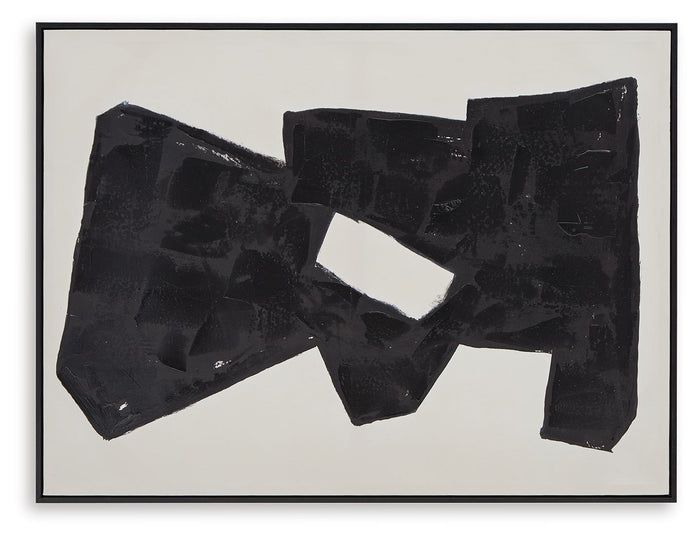 Garviery - Wall Art - Black / Cream image 2