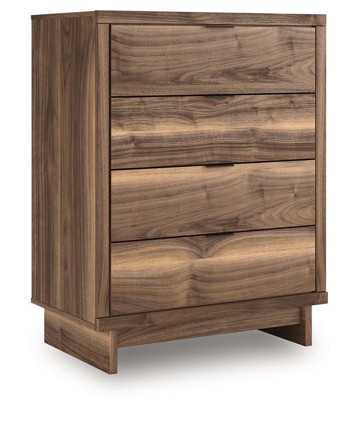 Chirason - Four Drawer Chest - Brown image 1