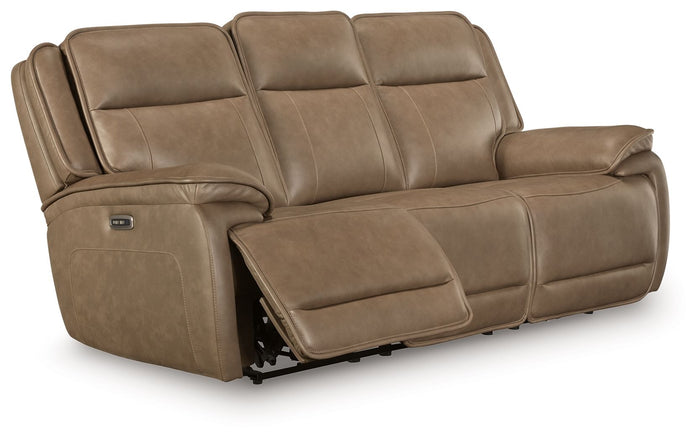 Glencroft - Power Reclining Sofa With Adjustable Headrest - Sahara image 1