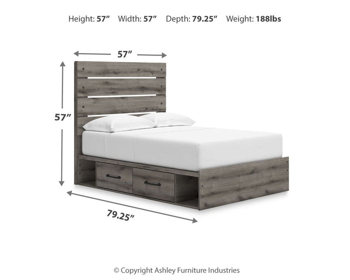 Graystorm - Panel Storage Bed image 3