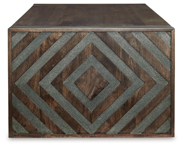 Dreggan - Rectangular Cocktail Table - Brown image 3