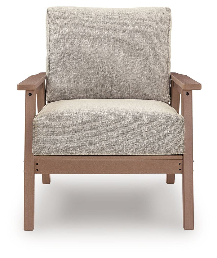 Grover Beach - Lounge Chair With Cushion (Set of 2) - Driftwood image 3