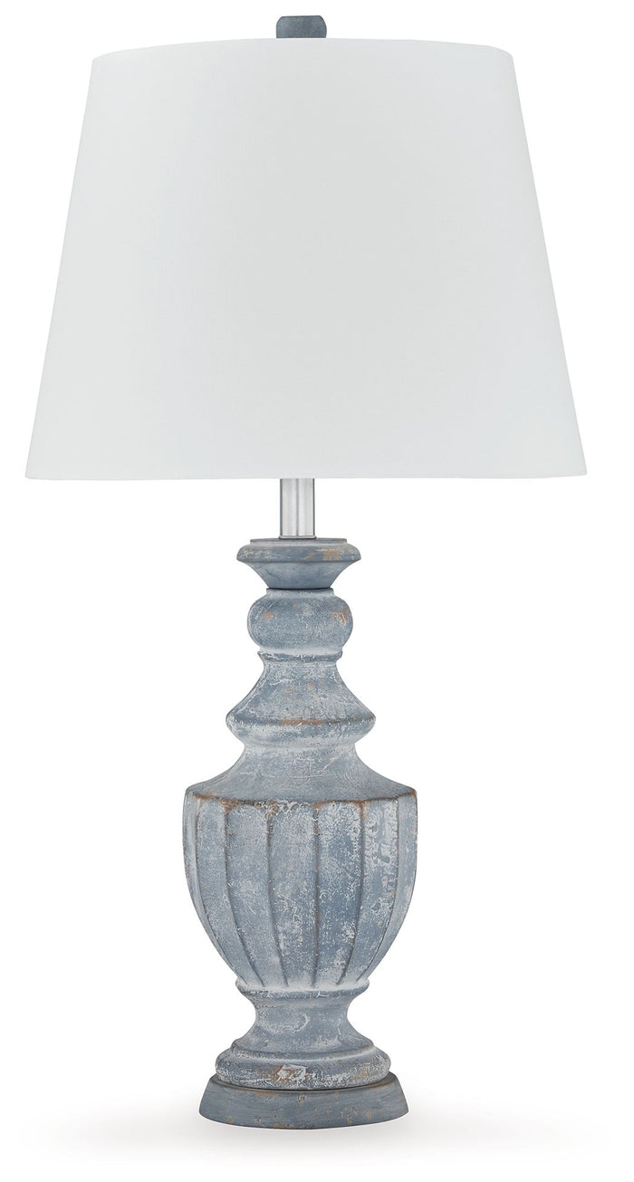 Cylerick - Terracotta Table Lamp - Antique Blue image 1