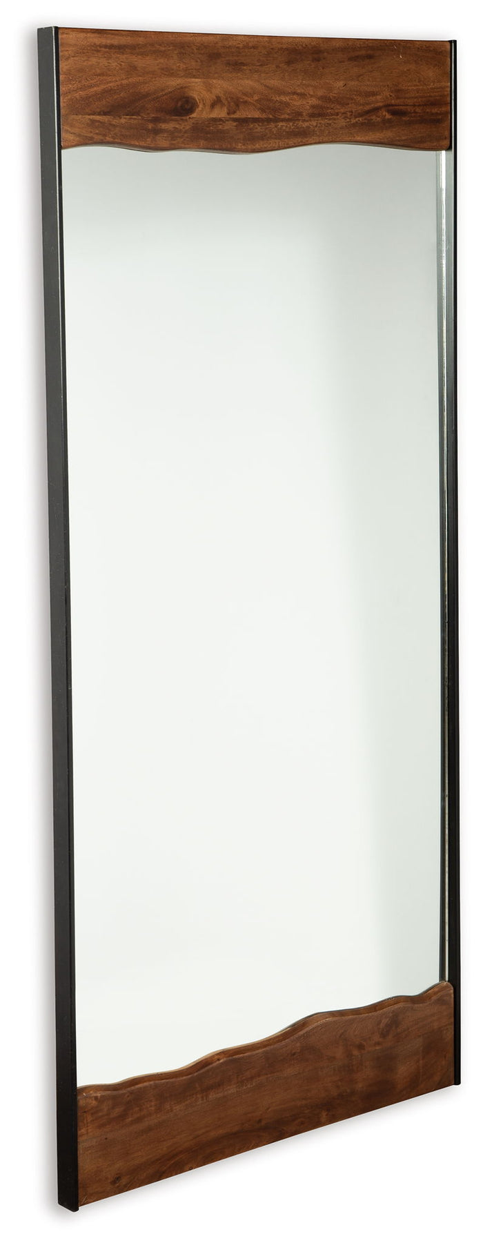 Panchali - Floor Mirror - Brown / Black image 1