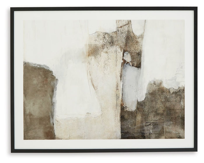 Aldricton - Wall Art - Brown / White image 3