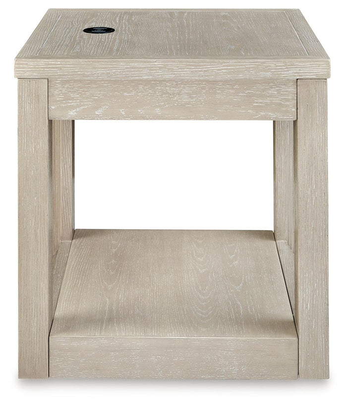 Marxhart - Square End Table - Bisque image 3