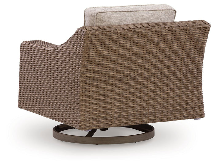 Laguna Heights - Swivel Lounge With Cushion - Beige image 2