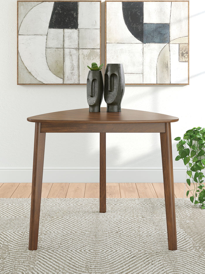 Tameride - Triangle Dining Room Table - Brown image 3