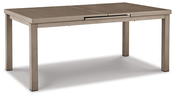 Beach Front - RECT Dining Room EXT Table - Beige image 1