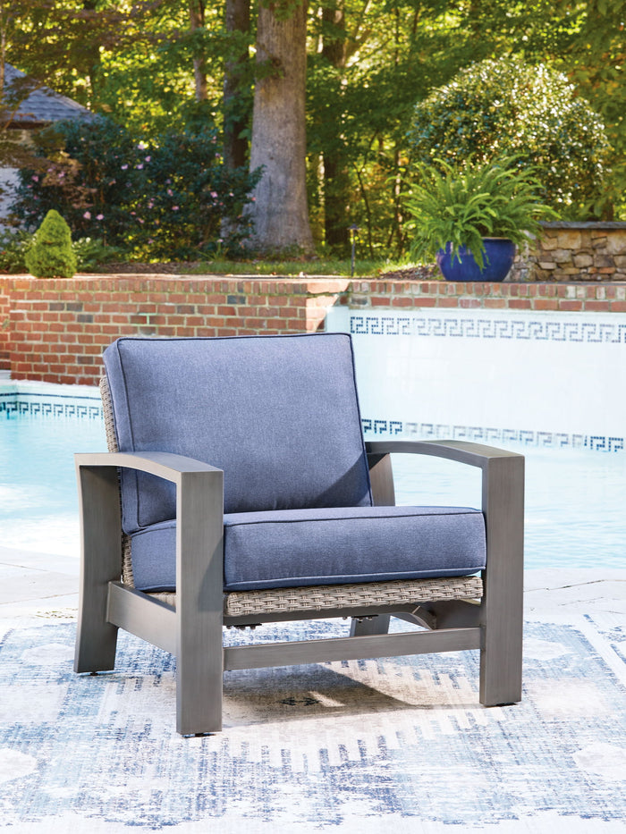 Half Moon Beach - Spring Lounge Chair - Blue / Gray image 4