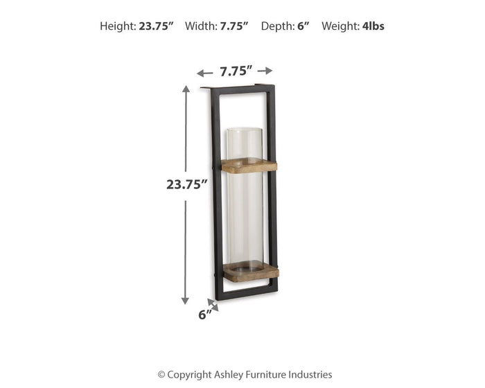 Colburn - Wall Sconce - Natural / Black image 3