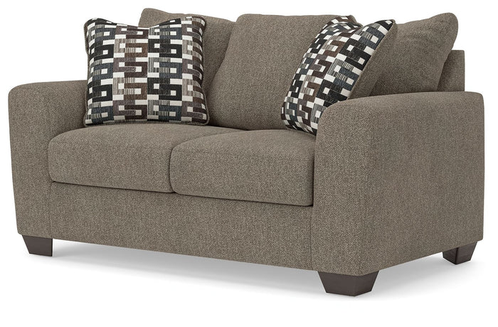 Triston-Peaks - Loveseat - Suede image 2