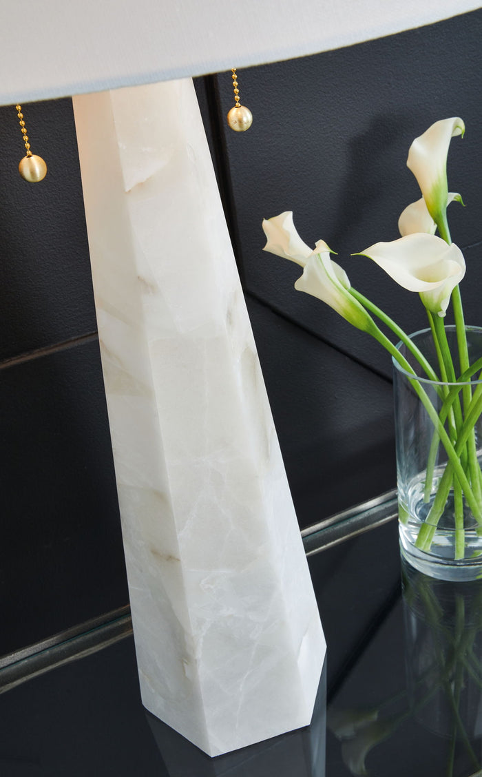 Laurellen - Alabaster Table Lamp - White image 2