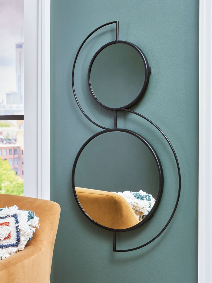Shayham - Accent Mirror - Black image 3