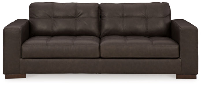 Luigi - Sofa - Leather Match - Thunder image 1