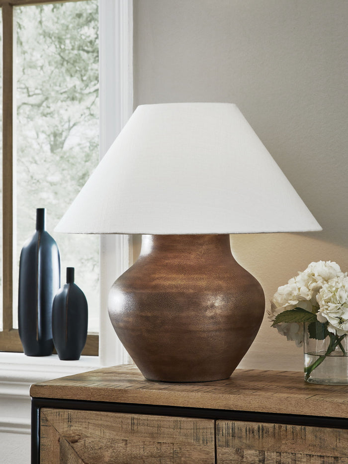 Whitham - Metal Table Lamp - Antique Copper Finish image 4