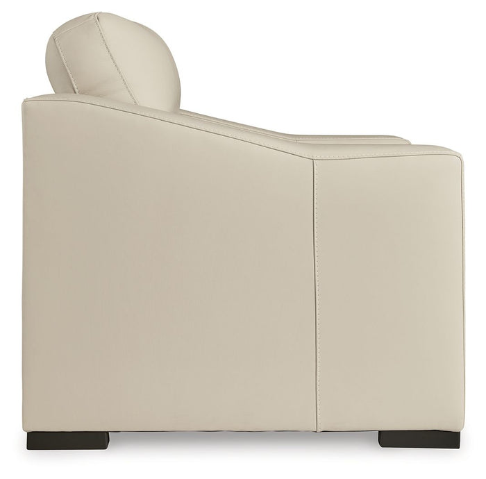 Treasure Trove - Chair And A Half - Leather Match - Almond image 3